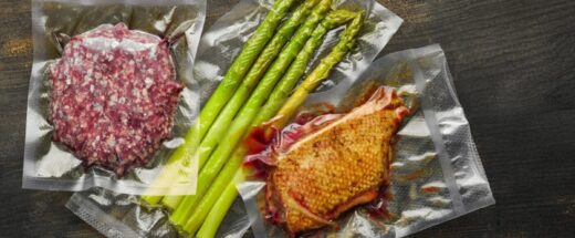 Food products in modified atmosphere packaging