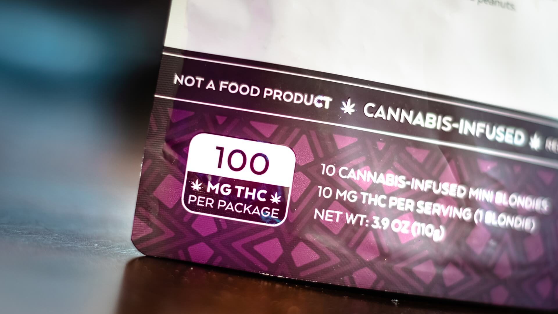 Cannabis packaging detail